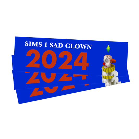 sad clown 2024 (bumper)